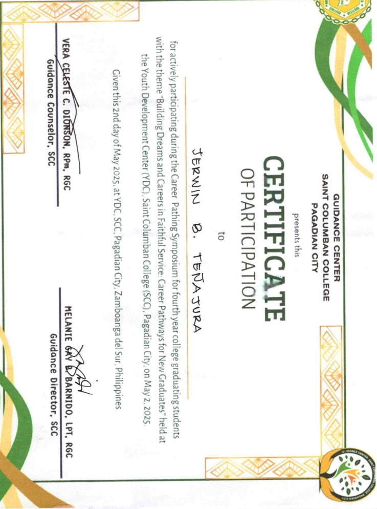 Carreer Pathing Cert